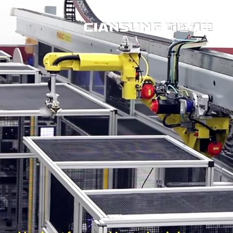 发那科顶吊机器人上下取送料工作站